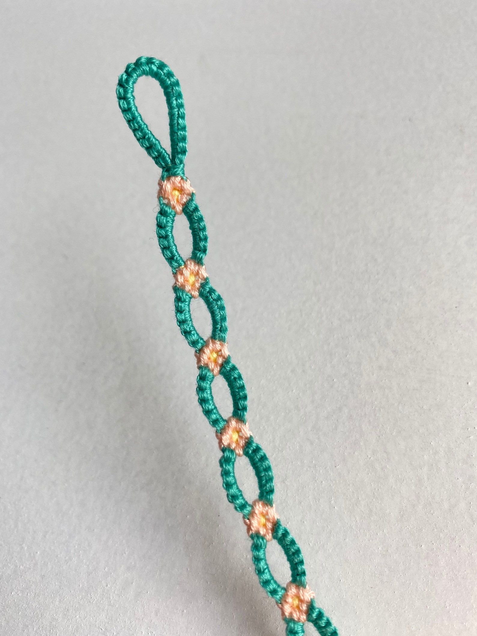 Flower Friendship Bracelet Set 2 bracelets Etsy