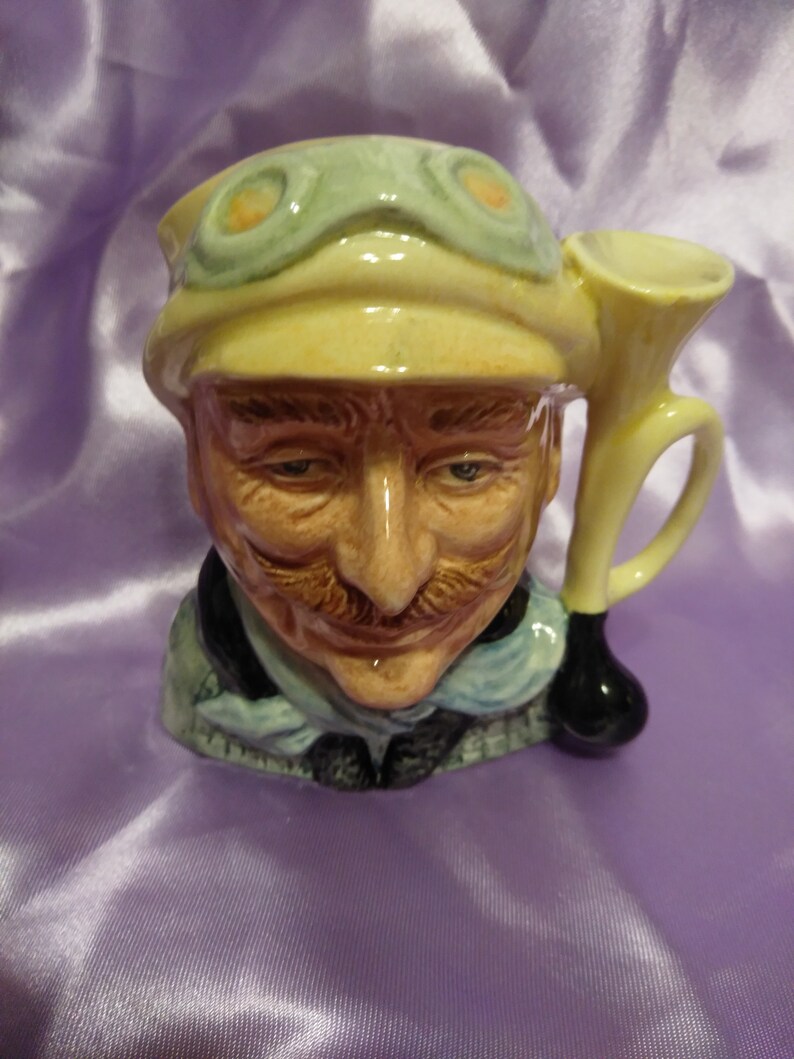 Royal Doulton Small Veteran Motorist D6637 Toby Jug