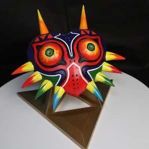 Legend of Zelda Majora&#39;s Mask | Hand Painted | Stand or Wall Hung |