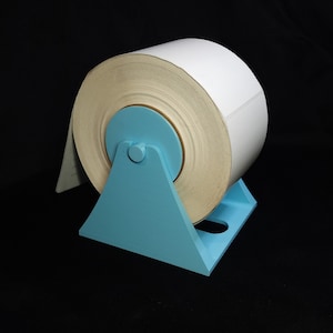 4x6 Label Roll Holder for Large UPS & FedEx Rolls | Sturdy, Easy Installation, Multicolor Options|