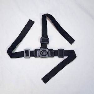 Mask Strap Kit: 3 Knit Elastic Bands, 3 Sliders, and 3-Way Quick Release Buckle | 3 Way Plastic Buckle, Cosplay, Face Mask, Mask Straps