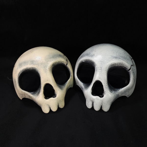 Ghost Skull Mask | Cosplay Mask | Wearable Skull Mask | Skull Face | Halloween Mask | Half Skull Mask | Skeleton Mask | Skull Décor