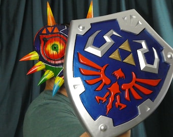 Legend of Zelda Hylian Shield Replica | Cosplay Shield from: Ocarina of Time, Twilight Princess, Breath of the Wild, Skyward Sword| & More