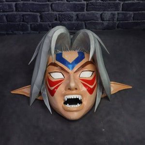 Fierce Deity | The Legend of Zelda | Majora&#39;s Mask | Fierce Deity Mask Wall Decoration |  Oni Link | 3D Printed |