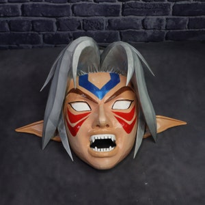 Fierce Deity | The Legend of Zelda | Majora's Mask | Fierce Deity Mask Wall Decoration |  Oni Link | 3D Printed |