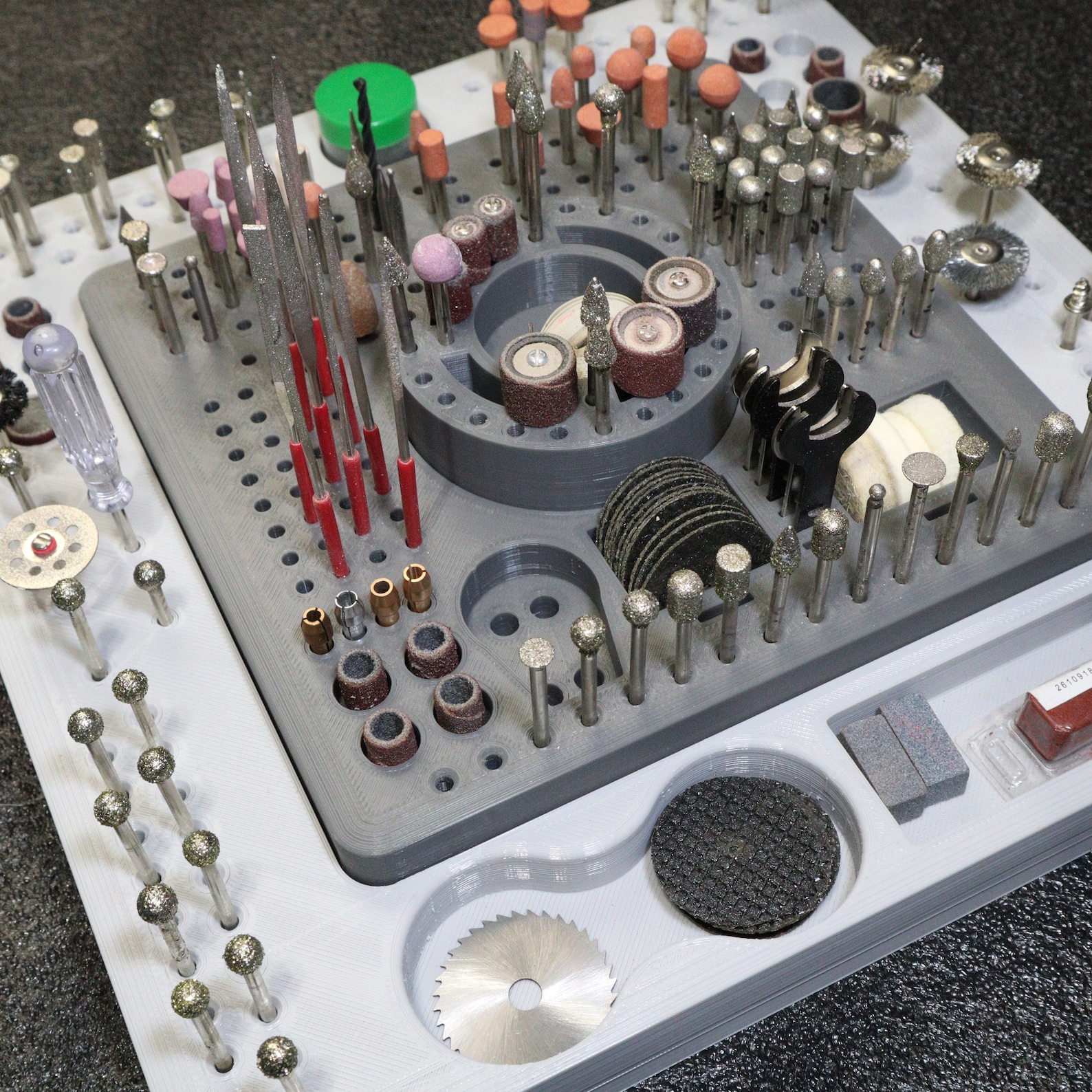 Bur/dremel Bit Organizer Rotary Bit Holder Dremel Bit Etsy