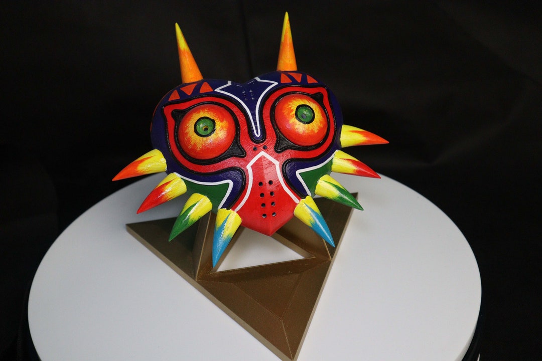 Legend of Zelda Majora's Mask | Hand Painted | Stand or Wall Hung | - Etsy