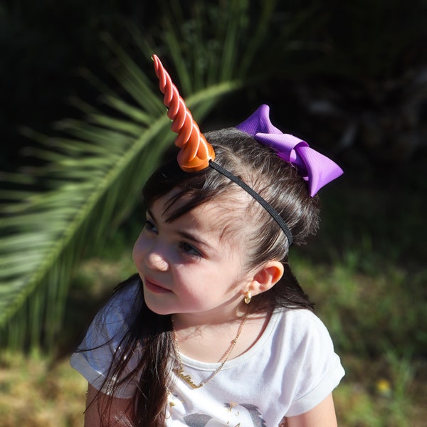 Unicorn Horn | Cosplay | Kid’s Party | 15 cm | Black Strap |Kids and Adults |