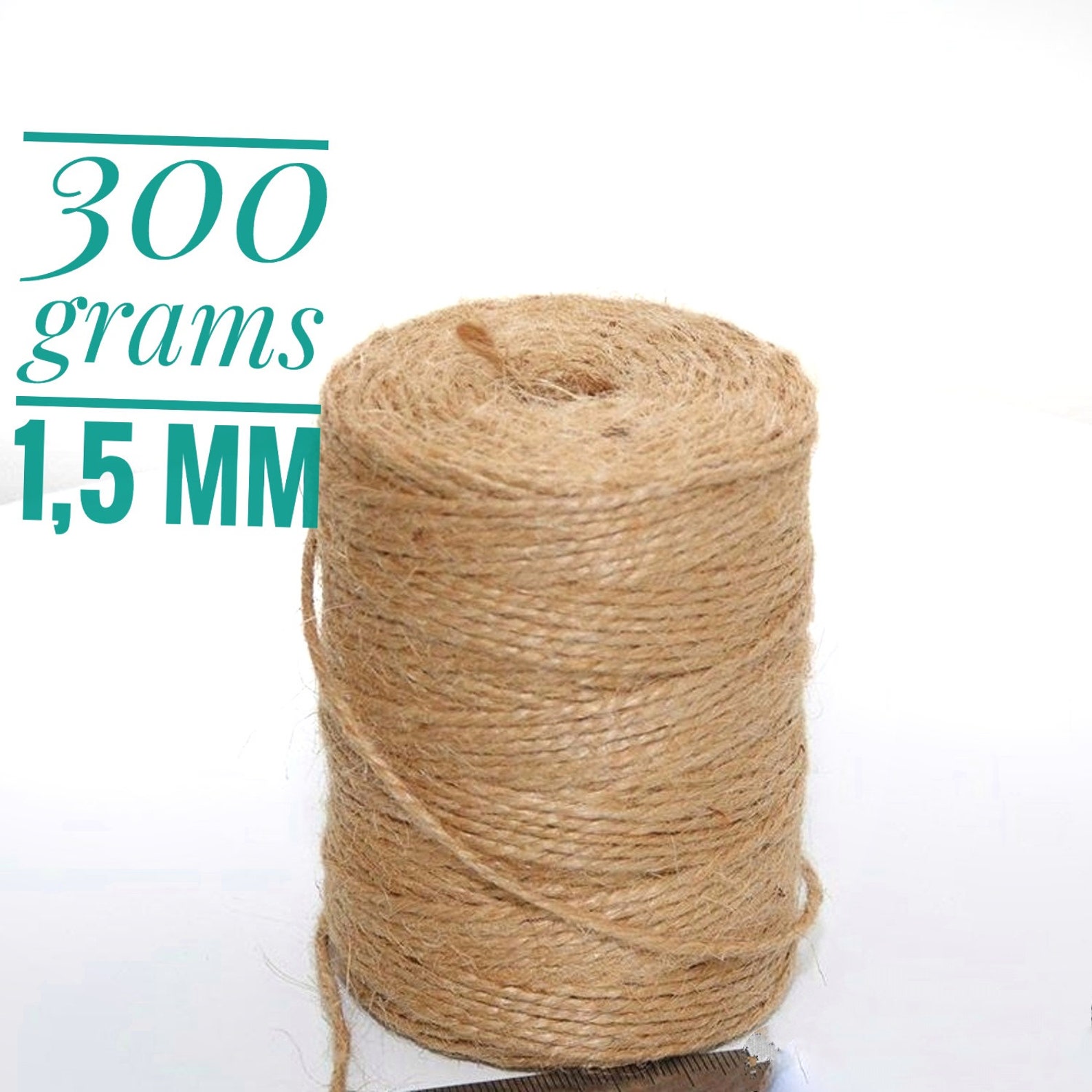 Organic Jute for Craft/ Jute Yarn 470 Yds Nature/ Craft Cord Etsy