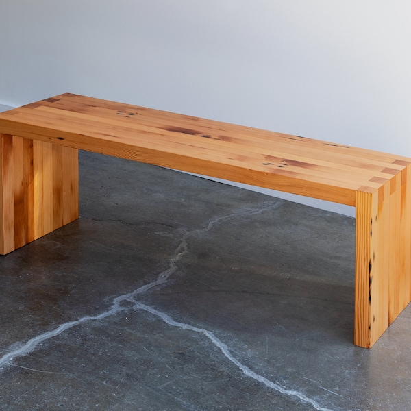 Reclaimed Wood Bench Etsy