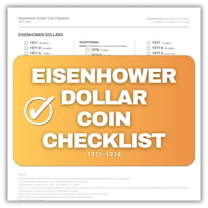 Eisenhower Dollar Coin Checklist