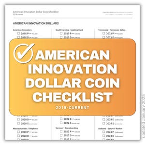 American Innovation Dollar Coin Checklist