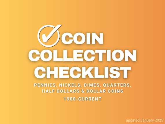 US Coin Collection Checklist: 1900-Current (Printable)