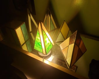Stained glass lamp/lampshade