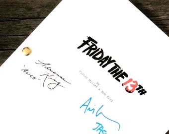Fredagen den 13:e filmens manus originalmanus
