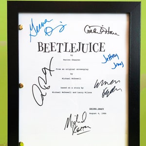 Original autograph tim burton - Etsy 日本