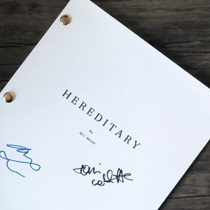Hereditary movie script