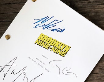 Brooklyn Nine Nine| Signed Script| Brooklyn 99| Andy Samberg| Brooklyn 99 Gift