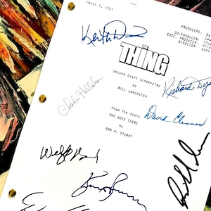THE THING Movie Script Original Full Screenplay
