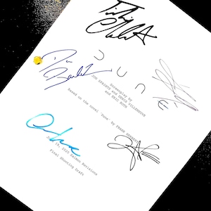 DUNE Movie Script Original Full Screenplay