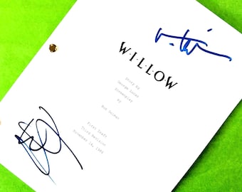 Willow Movie Script Original 1988 Full Screenplay