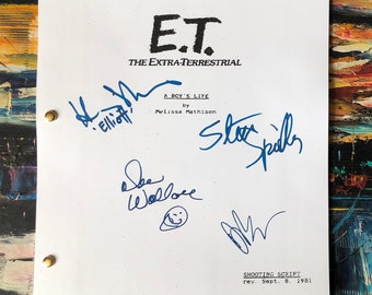 1982 ET Movie Script