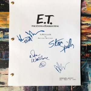 1982 ET Movie Script