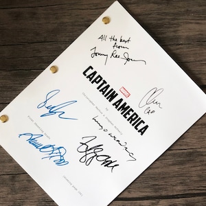 Captain America Movie Script Comic Original Full screenplay