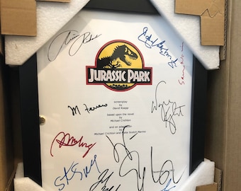 Framed Jurrasic Movie Script