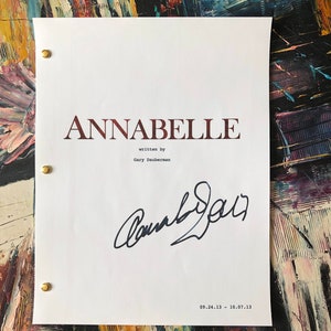 Annabelle Horror Movie Script