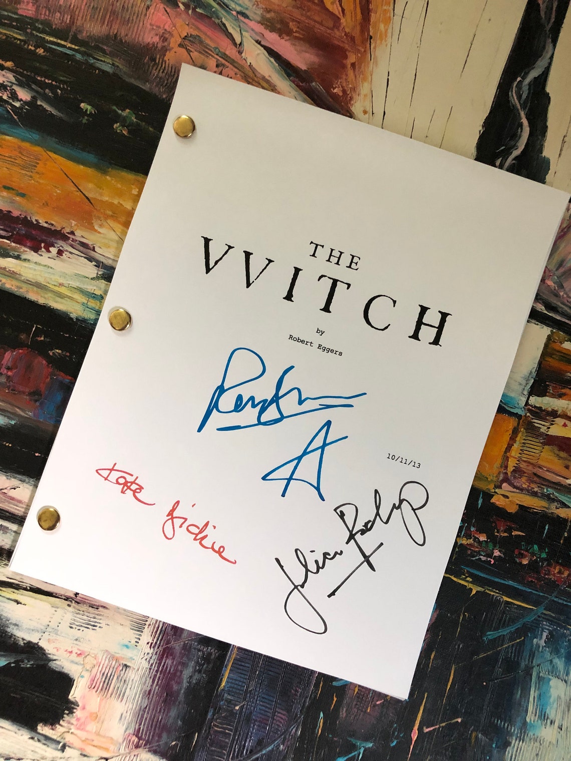 The Witch/ Movie Script/ Reprint /The Witch Movie/ Black image 0