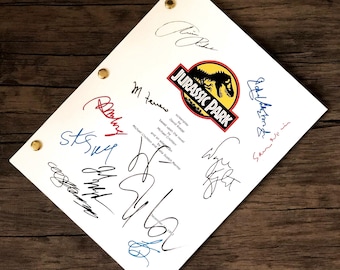 Jurassic Park Movie Script Original Full Screenplay 1993