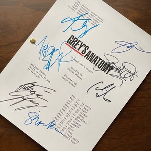 Grey&#39;s Anatomy TV Show Script Original Full Screenplay