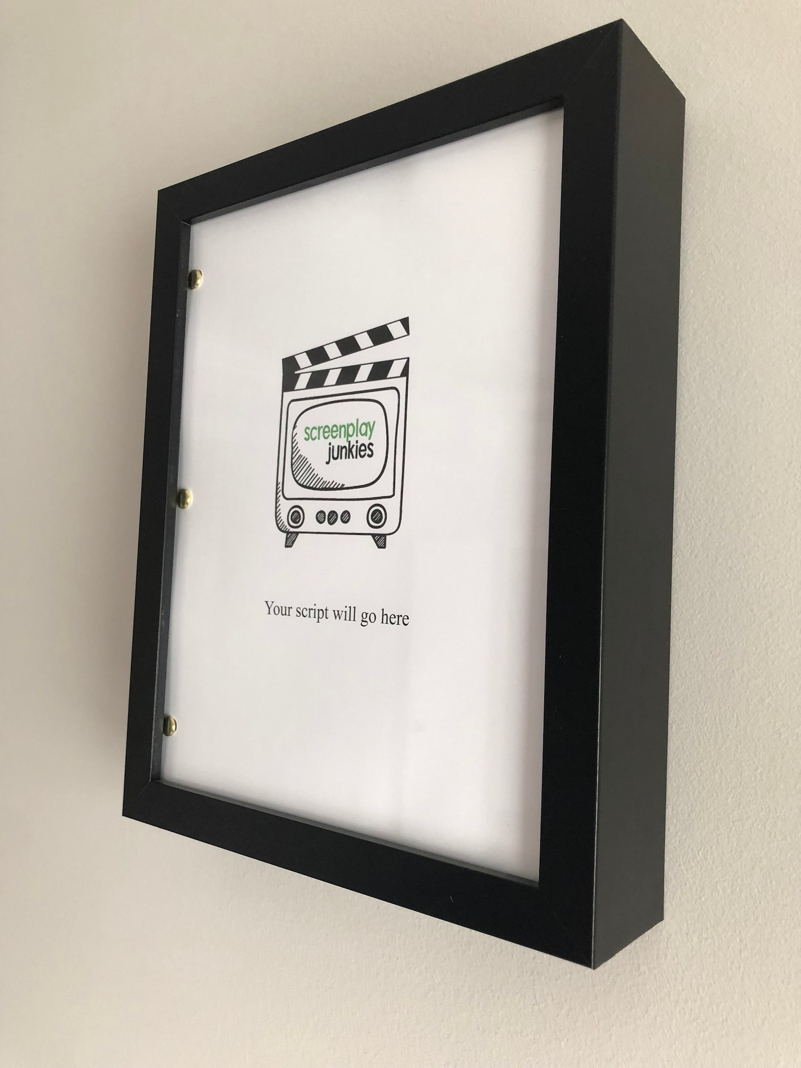 Framed script. Framed script