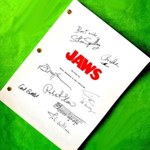 Jaws Movie Script Original Full Screenplay