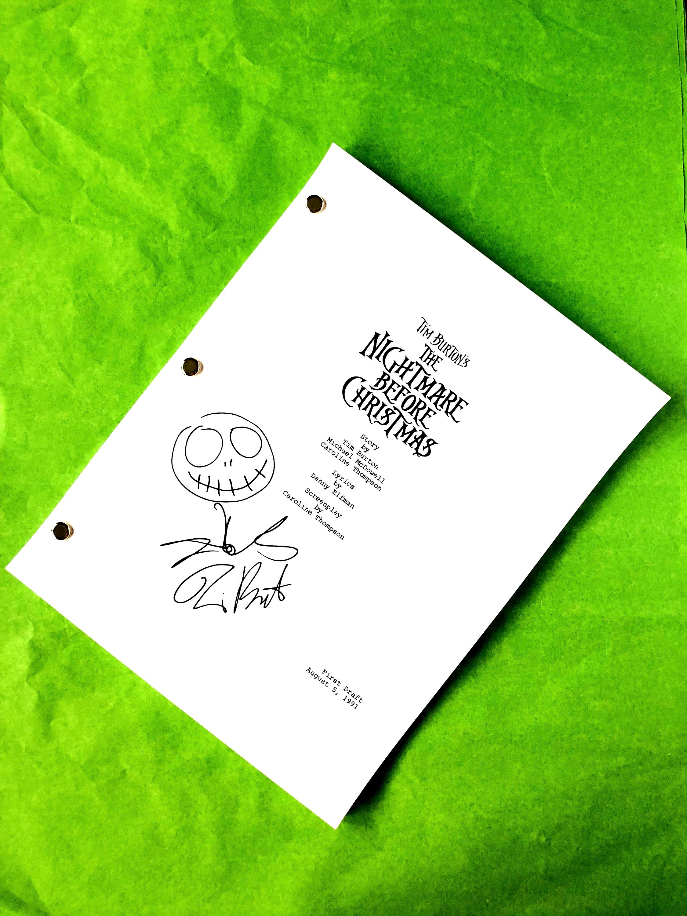 Tim burton signed - Etsy 日本