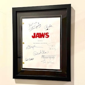 Oprawiony scenariusz filmu JAWS, oryginalny pełny scenariusz