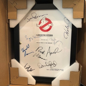 Framed Ghostbusters Movie Script