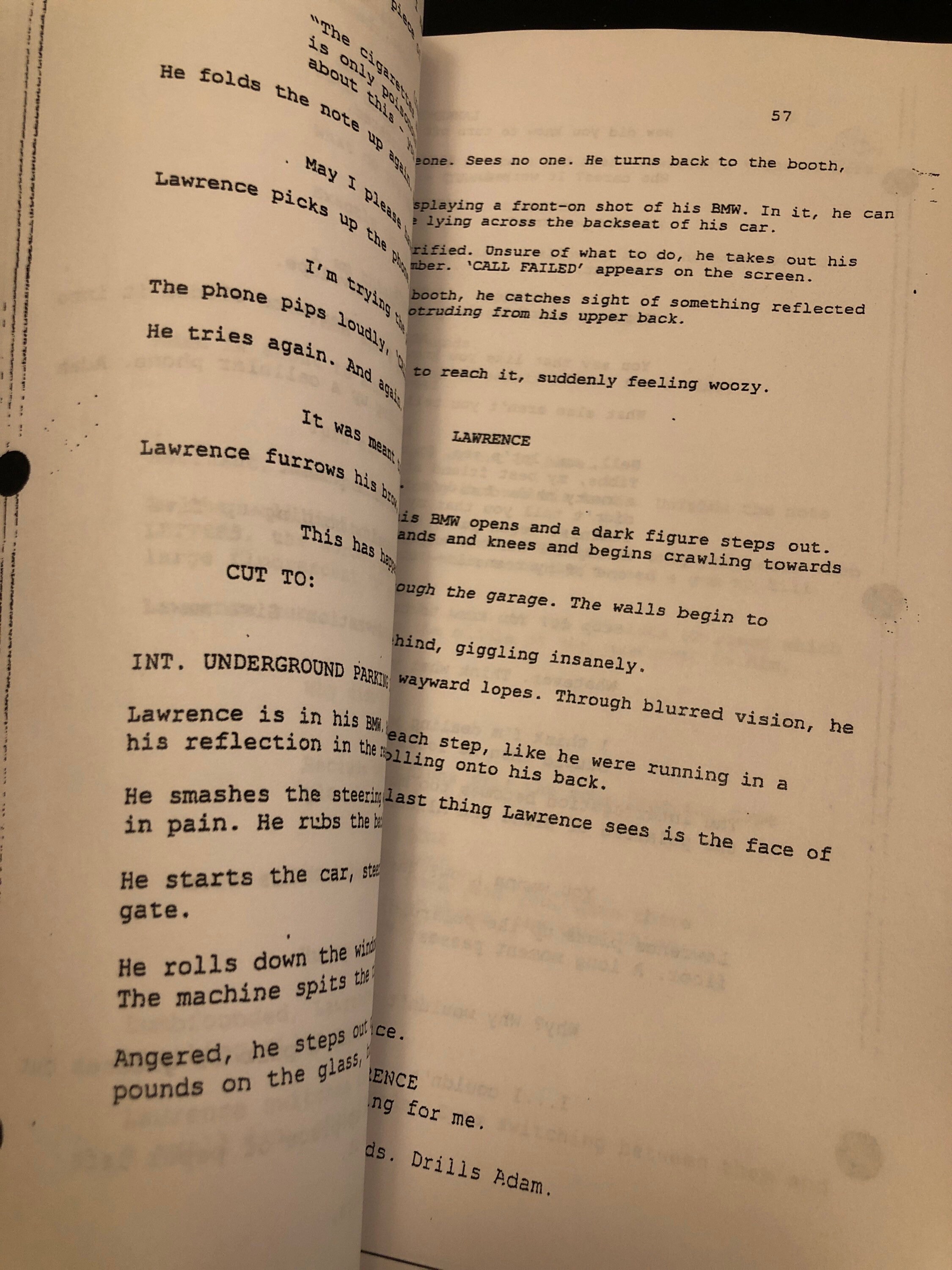 SAW Movie Script Screenplay signed Autograph Reprint Etsy