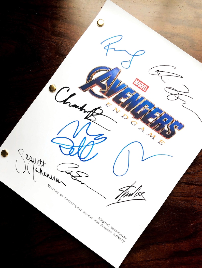 The Endgame Screenplay, Reprint for collectors Script