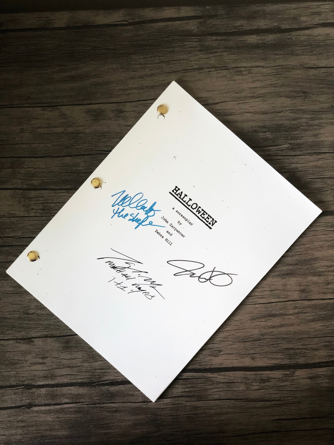Halloween Movie Script Original Full Screenplay - Etsy
