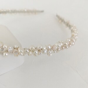 Freshwater Pearl Headband | Bridal Wear | Wedding Accessories | Freshwater Pearl Jewellery |