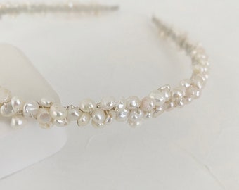 Freshwater Pearl Headband | Bridal Wear | Wedding Accessories | Freshwater Pearl Jewellery |