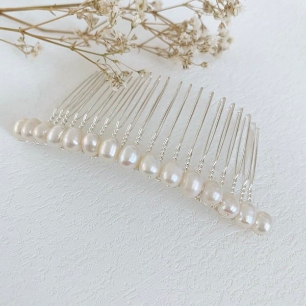 Freshwater Pearl Hair Comb | Bridal Wear |