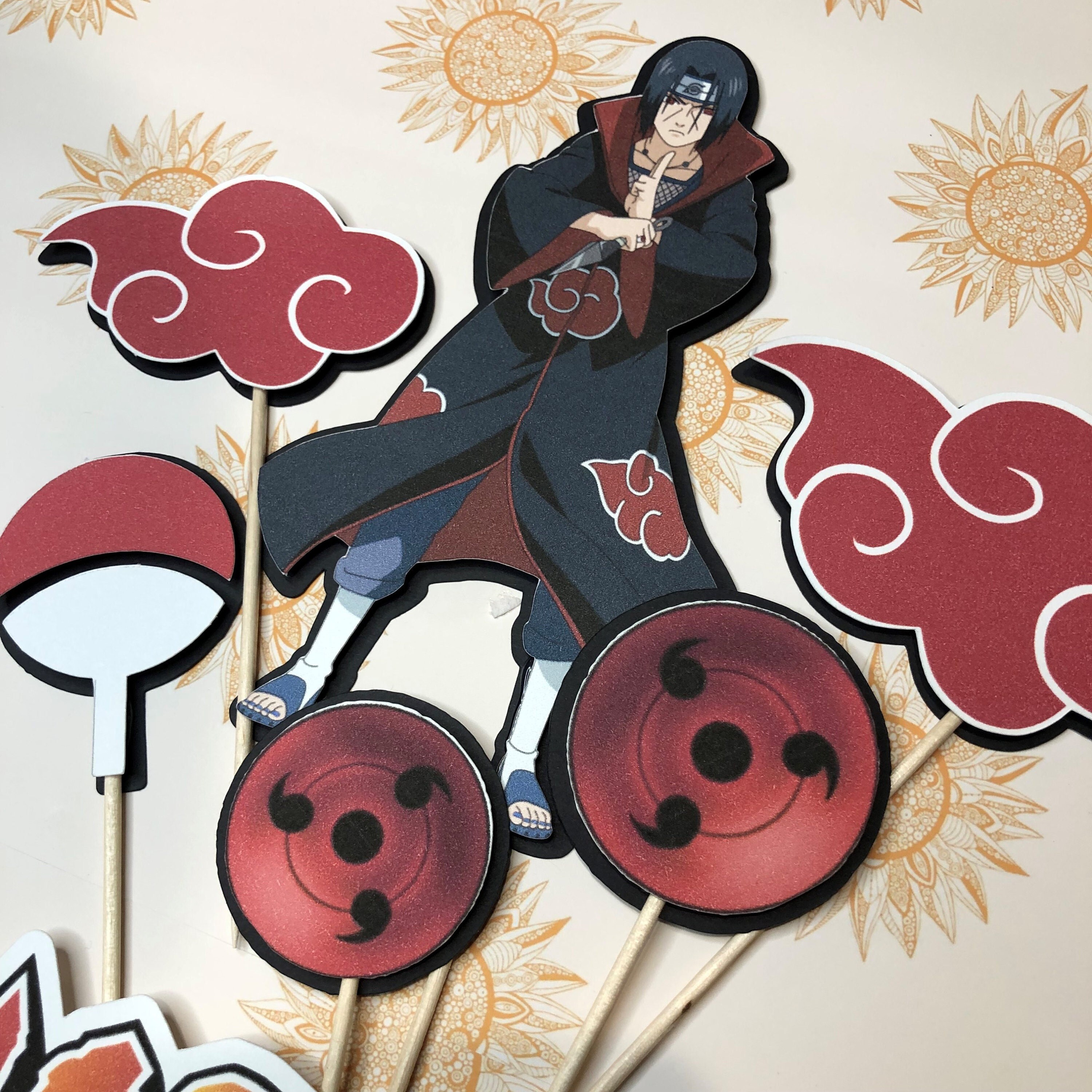 ITACHI CAKE TOPPER Itachi Cake Topper Itachi Naruto Topper Etsy UK