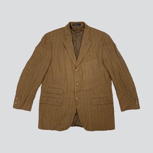 Vintage 90s Polo Ralph Lauren Cashmere Blazer Size 42 PRL Suit Jacket