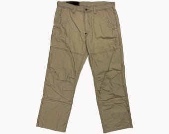 Vintage Polo Ralph Lauren Cargo Pants Beige Size W36 L34 Multipocket Gorpcore Tactical Utility Archival Military Designer Cargo Trousers