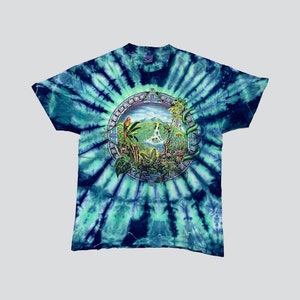 Vintage 1991 Mike Dubois Tie Dye T-Shirt 90s Psychodelic Tee