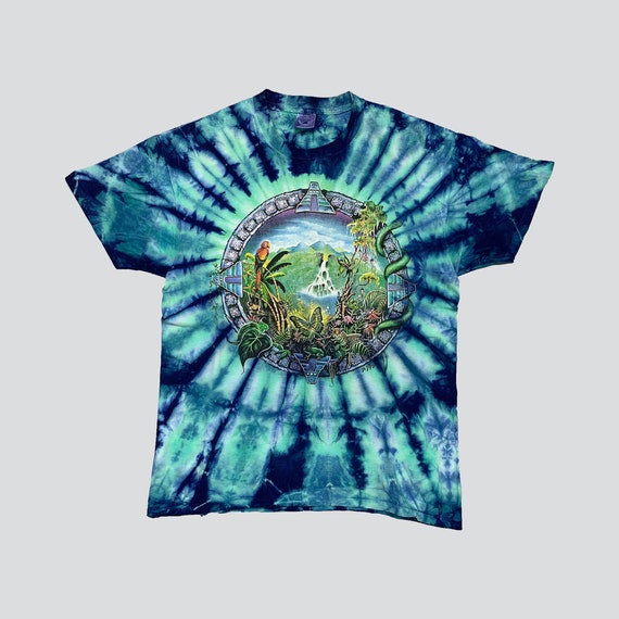 Buy Vintage 90s Mike Dubois 1991 T Shirt Psychodelic Tie Dye