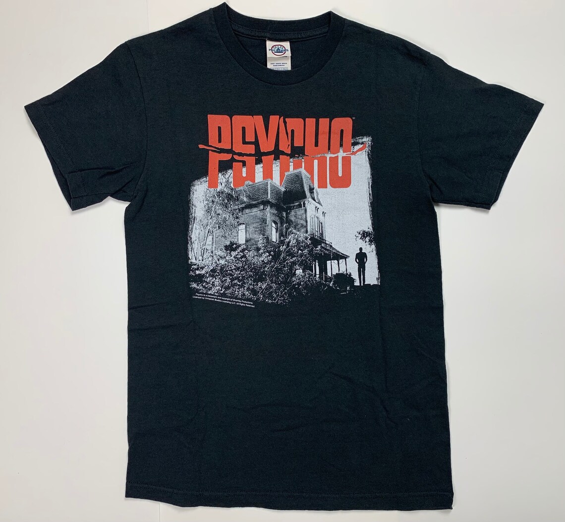 Psycho Movie T Shirt Tee Size S Alfred Hitchcock Delta Pro Etsy